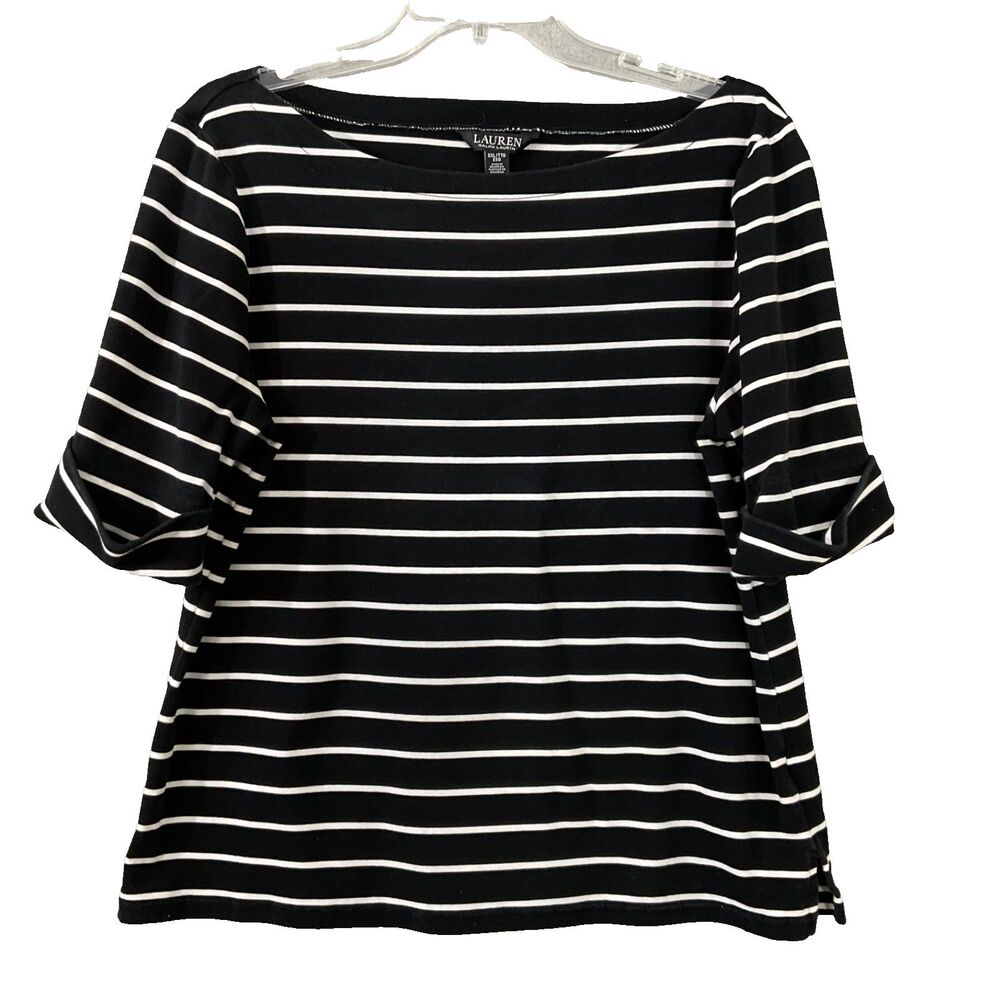 Ralph Lauren Striped Boatneck Top